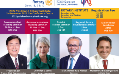 Rotary Institute Abu Dhabi – December 2-4, 2022