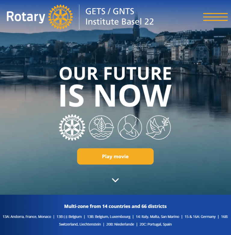 Rotary Institute Basel – November 2-6, 2022