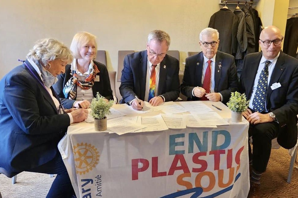 Partnership between Rotary Inter-Country Committees and EndPlasticSoup – London – February 9, 2024